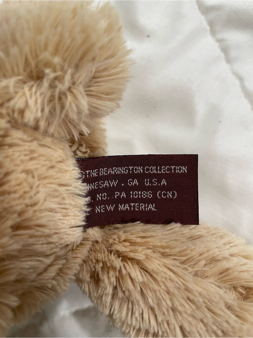 Bearington Collection Baby Bensen Teddy Bear Plush 10" Soft Stuffed Animal - Picture 8 of 13